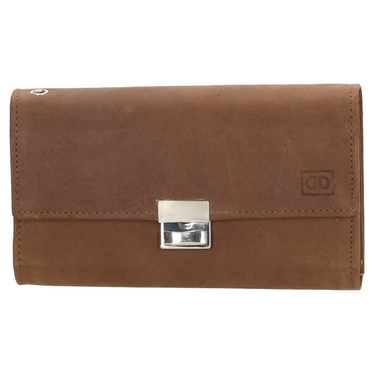 Kellnerbörse 18 x 11cm in Cognac aus Leder - leder-accessoires.com