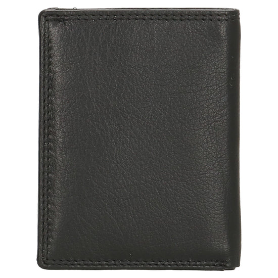 Kartenetui 8x10cm aus Leder in Schwarz und RFID-Schutz - leder-accessoires.com