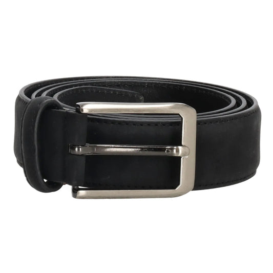 Business-|-Anzugsgürtel 35mm Schwarz abgenäht - leder-accessoires.com