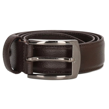 Herren-|Anzugsgürtel 35mm Braun abgenäht - leder-accessoires.com
