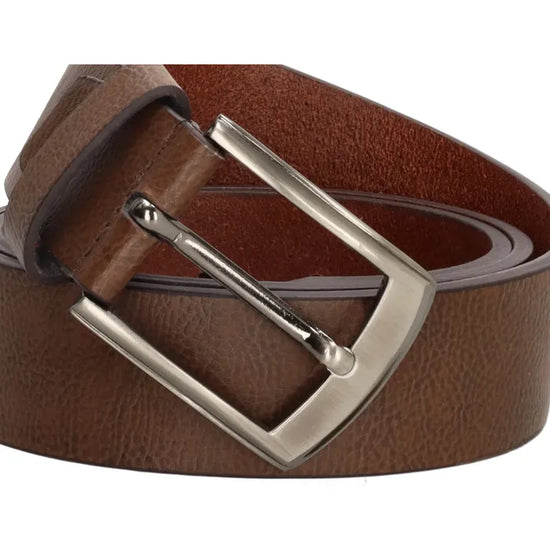 Herren Ledergürtel Braun 4 cm – klassischer Jeansgürtel aus Leder - leder-accessoires.com