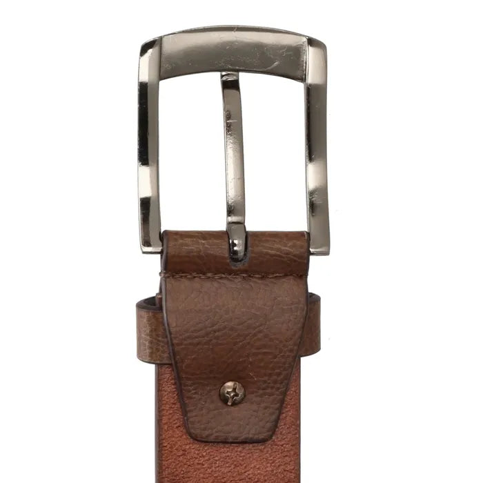 Herren Ledergürtel Braun 4 cm – klassischer Jeansgürtel aus Leder - leder-accessoires.com