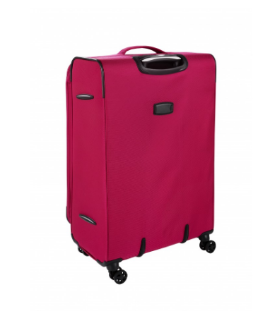 Reisetrolley|Bordgepäck 4-Rad 55cm in Pink - leder-accessoires.com