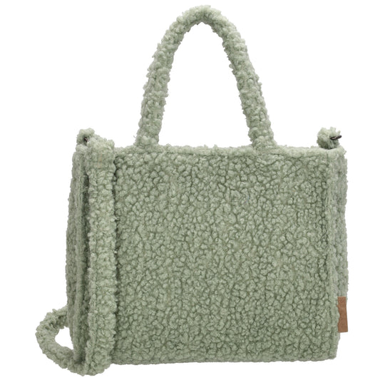Teddytasche 27 x 22cm in Mint mit Reißverschluss - leder-accessoires.com
