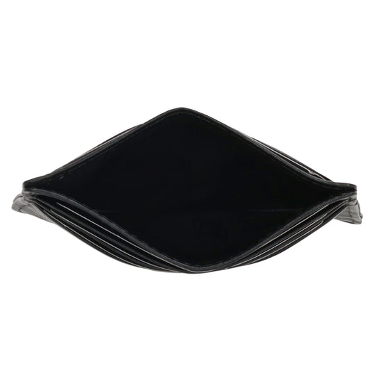 Kartenetui 10x8cm in Schwarz - leder-accessoires.com