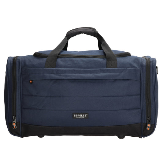Reisetasche 55 x 30cm in Blau mit Seitentaschen - leder-accessoires.com