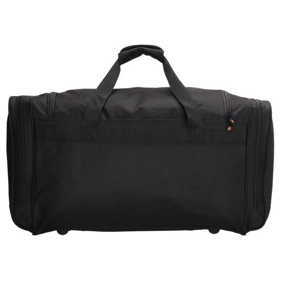 Reisetasche 65 x 34cm in Schwarz mit Seitentaschen - leder-accessoires.com