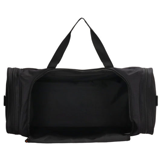 Reisetasche 65 x 34cm in Schwarz mit Seitentaschen - leder-accessoires.com