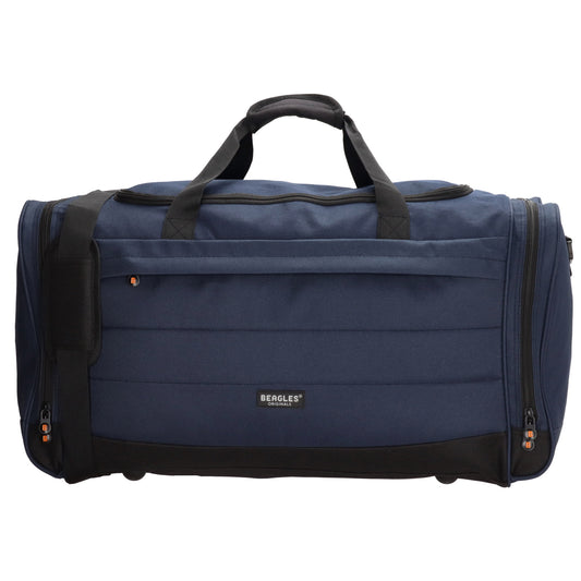 Reisetasche 65 x 34cm in Blau mit Seitentaschen - leder-accessoires.com