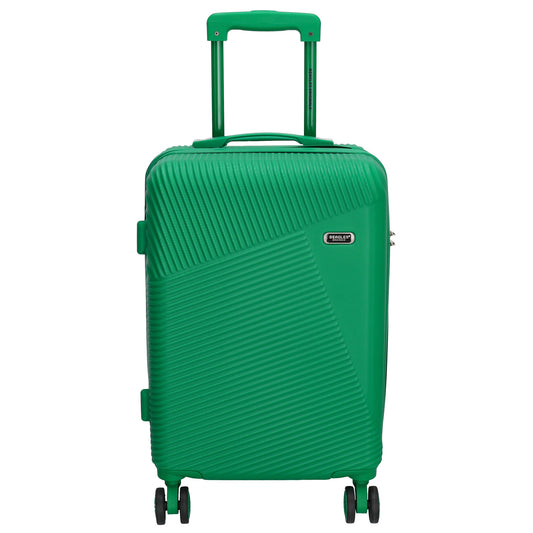 Reisetrolley|Bordgepäck 4-Rad 55cm in Grün aus ABS - leder-accessoires.com