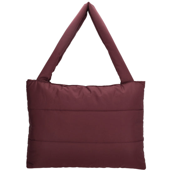 Shopper 55x40cm Weinrot aus Nylon|Polyester - leder-accessoires.com