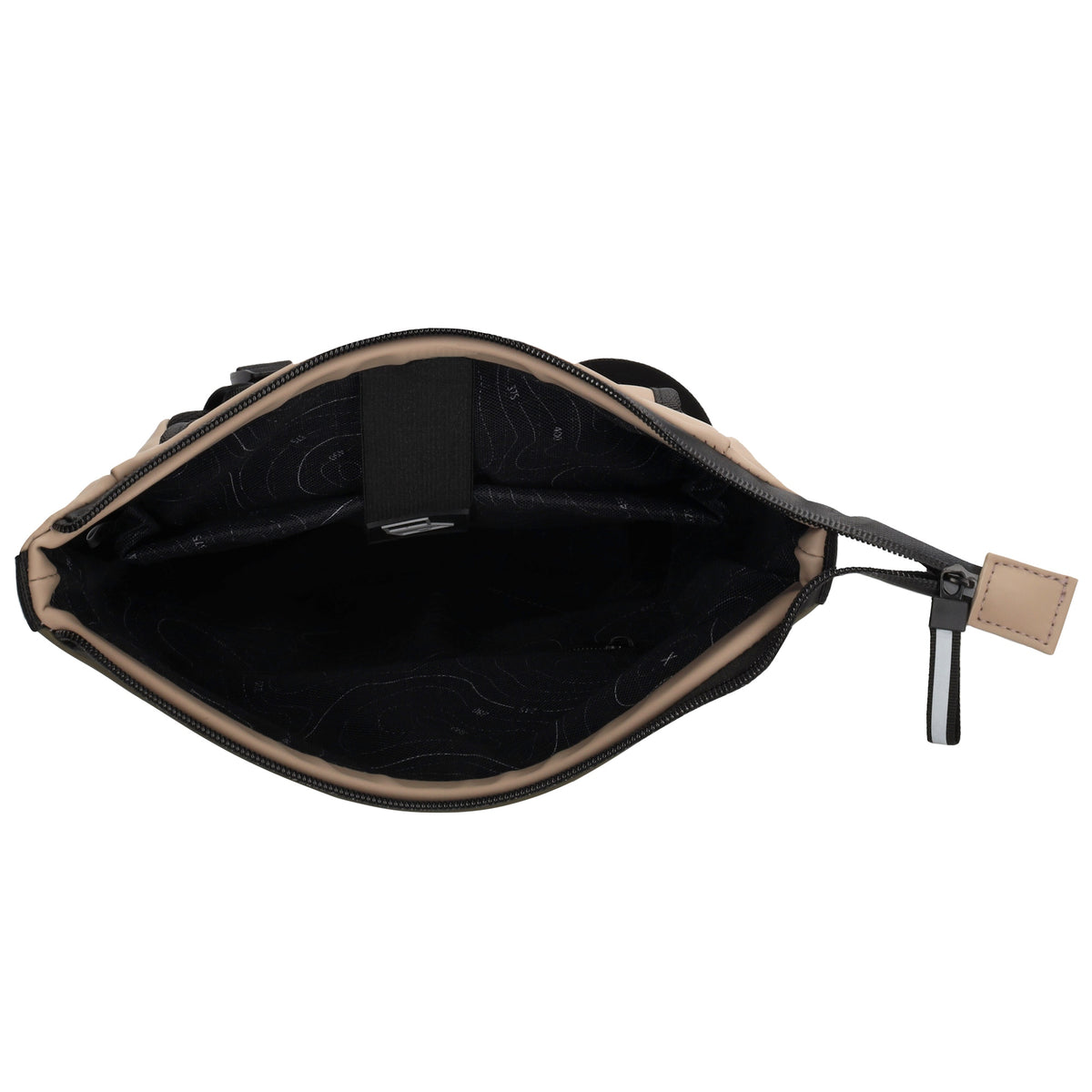 Rolltop-Rucksack 28x42cm in Olivgrün mit Reißverschluss und Steckfach - leder-accessoires.com