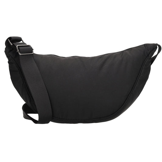 Bodybag 39x18cm in Schwarz mit Reißverschluss - leder-accessoires.com