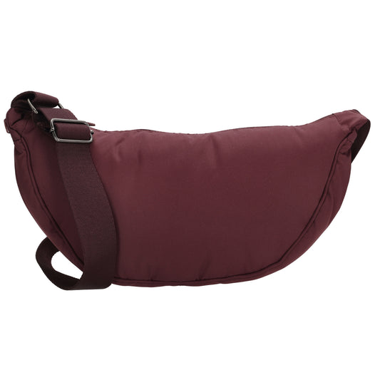 Bodybag 39x18cm in Weinrot|Burgunder mit Reißverschluss - leder-accessoires.com