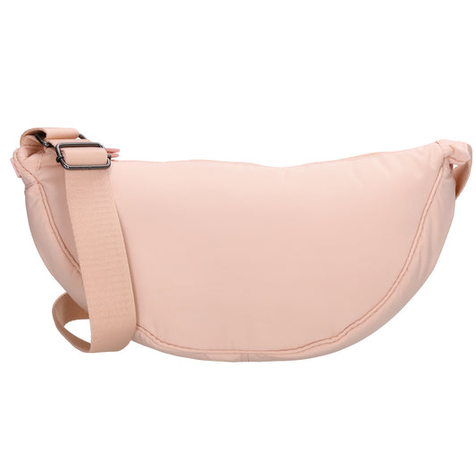 Bodybag 39x18cm in Rosa mit Reißverschluss - leder-accessoires.com