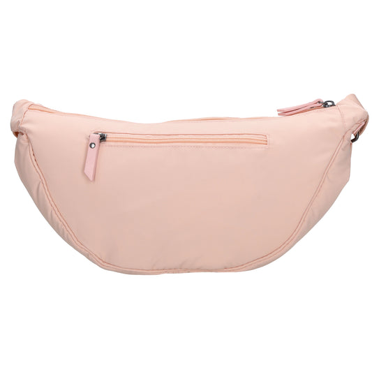 Bodybag 39x18cm in Rosa mit Reißverschluss - leder-accessoires.com