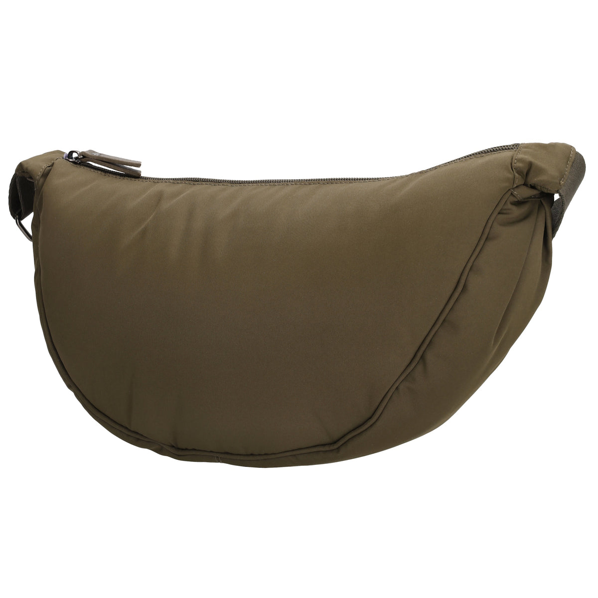 Bodybag 39x18cm in Oliv mit Reißverschluss - leder-accessoires.com
