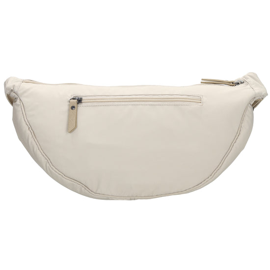 Bodybag 39x18cm in Creme mit Reißverschluss - leder-accessoires.com