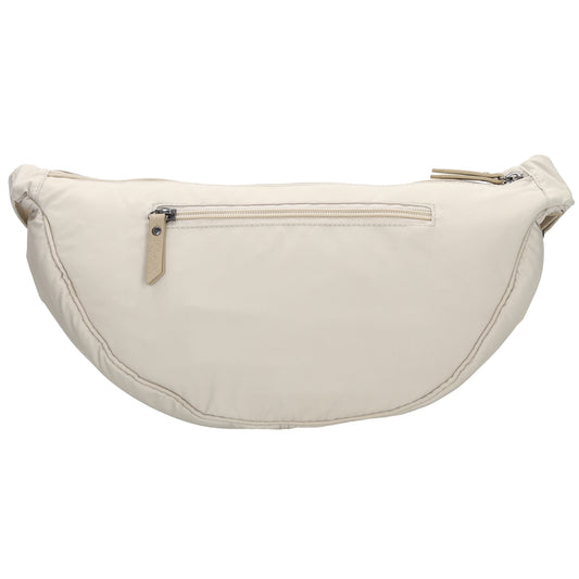 Bodybag 39x18cm in Creme mit Reißverschluss - leder-accessoires.com