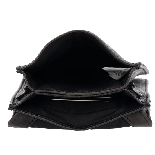 Handytasche | Minibag 19x13cm in Schwarz mit Überschlag