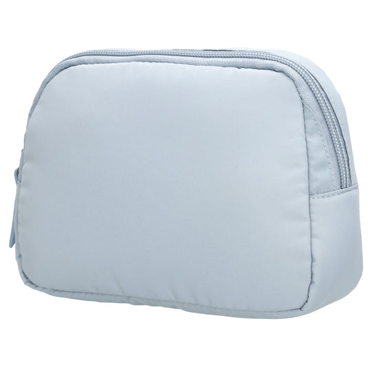 Bodybag|Gürteltasche 19,5 x 14cm in Hellblau wattiert - leder-accessoires.com
