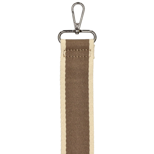 Taschenriemen Braun 140x4cm – Verstellbarer Schultergurt aus Nylon - leder-accessoires.com