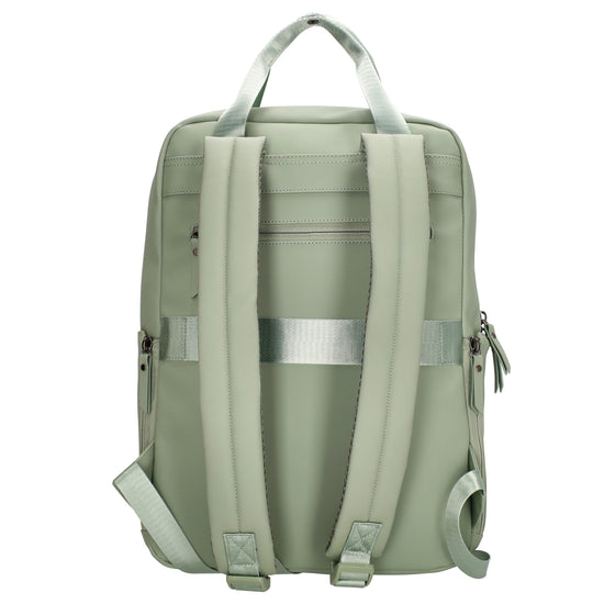Rucksack 39x28cm in Mint mit Aufsteckfunktion - leder-accessoires.com