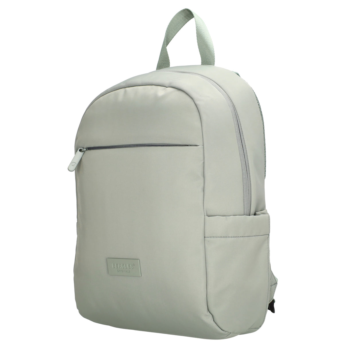 City-| Reiserucksack 24 x 38cm in Minze mit Reißverschluss - leder-accessoires.com
