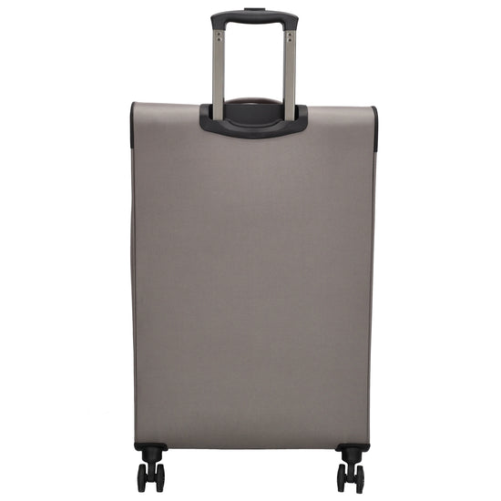Reisetrolley|Weichgepäck im SET 76|66|57cm in Taupe mit 4-Rad - leder-accessoires.com