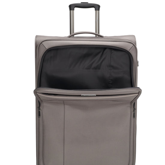 Reisetrolley|Weichgepäck im SET 76|66|57cm in Taupe mit 4-Rad - leder-accessoires.com