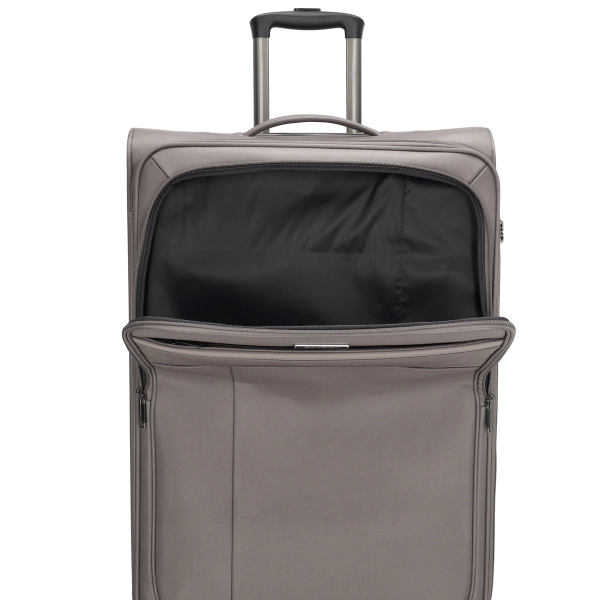Reisetrolley|Weichgepäck im SET 76|66|57cm in Taupe mit 4-Rad - leder-accessoires.com