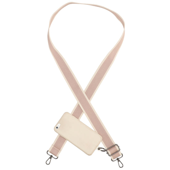 Taschenriemen Altrosa 140x40cm – Verstellbarer breiter Wechselriemen - leder-accessoires.com