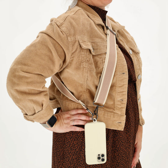 Taschenriemen Altrosa 140x40cm – Verstellbarer breiter Wechselriemen - leder-accessoires.com
