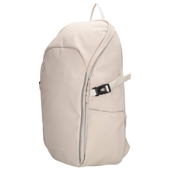 Rucksack 47x30cm in Creme mit Brustgurt und Aufsteckfunktion - leder-accessoires.com