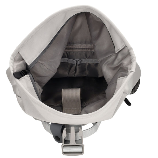 Laptoprucksack 53x28cm in Grau|Schwarz mit zusätzlichen Griffen - leder-accessoires.com