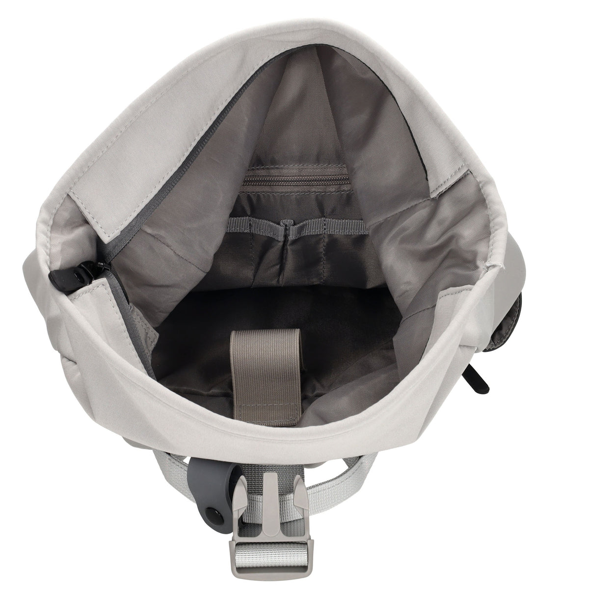 Laptoprucksack 53x28cm in Grau|Schwarz mit zusätzlichen Griffen - leder-accessoires.com