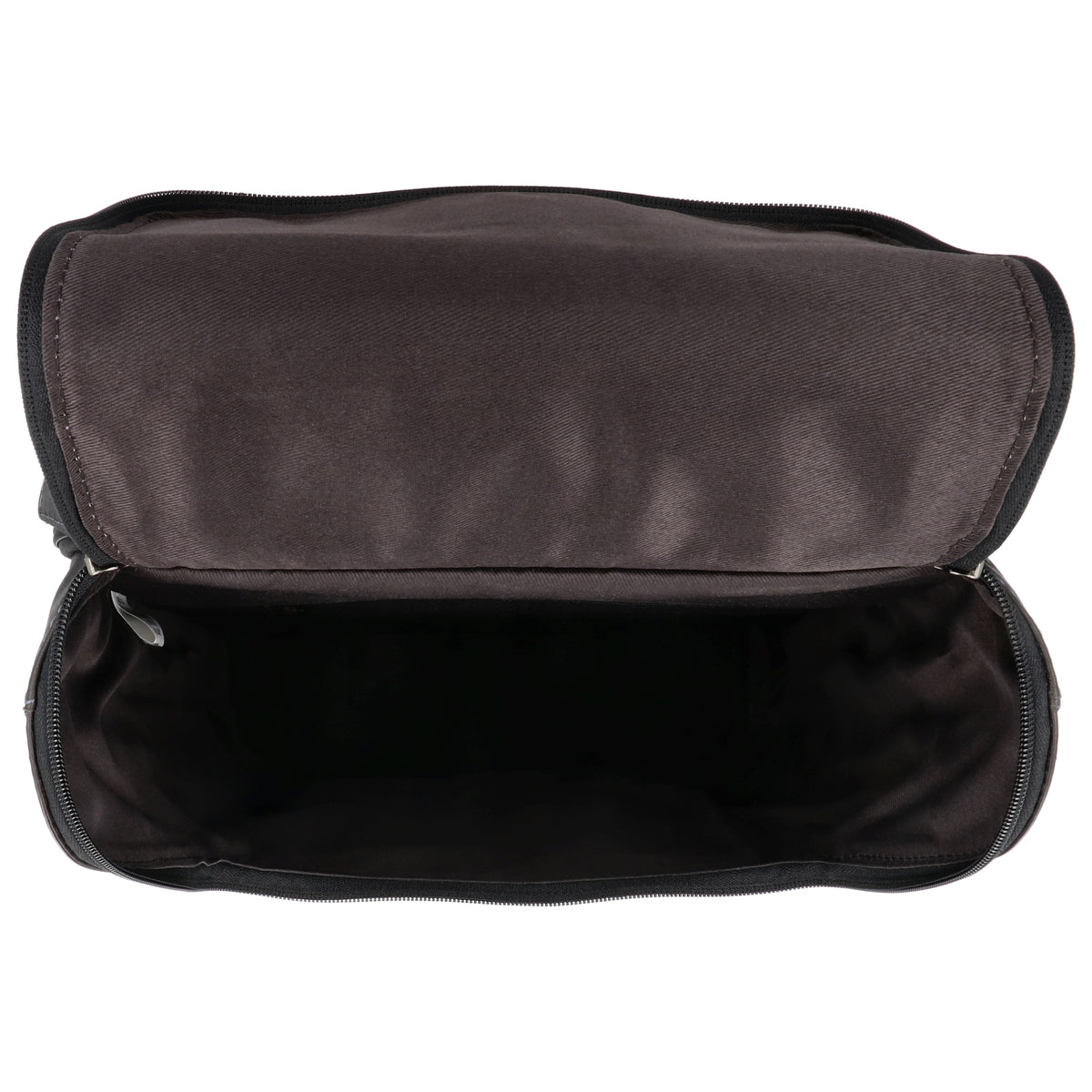 Laptop| Business Rucksack aus Leder in Schwarz mit Überschlag - leder-accessoires.com