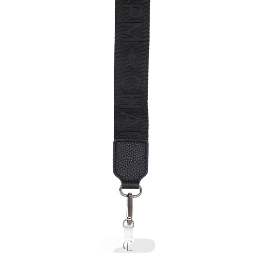 Handy- & Taschen-Schulterriemen 140x40cm Schwarz – Stylischer Phone Strap - leder-accessoires.com