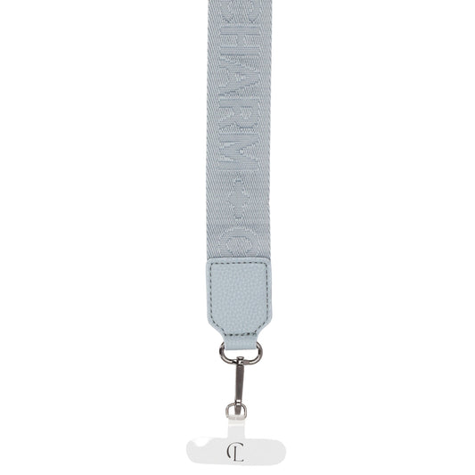 Schulterriemen Hellblau 140x40cm – Moderner Handy- & Taschenriemen - leder-accessoires.com