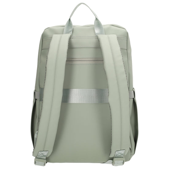 Rucksack 40x28cm in Minze mit Aufsteckfunktion - leder-accessoires.com