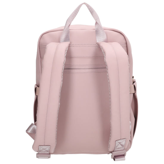 Rucksack 43x29cm in Rosa mit Aufsteckfunktion - leder-accessoires.com