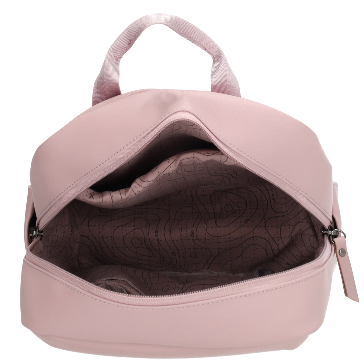 Rucksack 43x29cm in Rosa mit Aufsteckfunktion - leder-accessoires.com