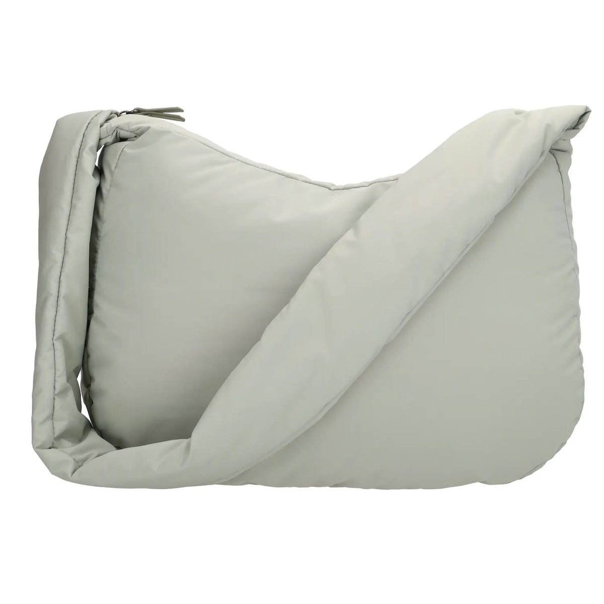 Schultertasche 35x32cm Minze aus Nylon|Polyester - leder-accessoires.com