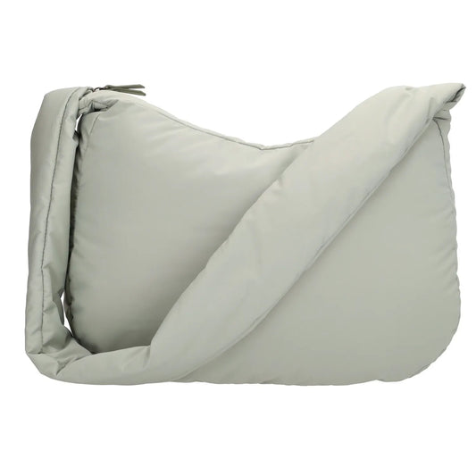 Schultertasche 35x32cm Minze aus Nylon|Polyester - leder-accessoires.com