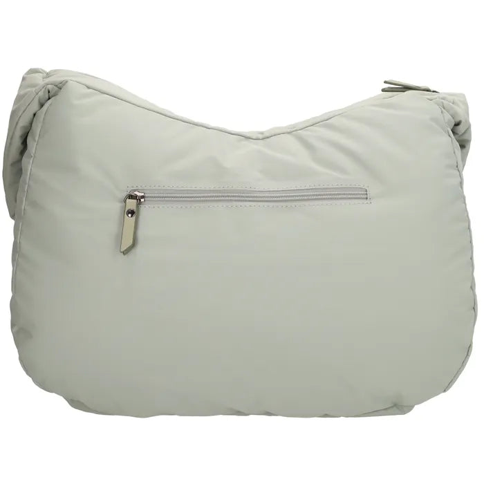 Schultertasche 35x32cm Minze aus Nylon|Polyester - leder-accessoires.com