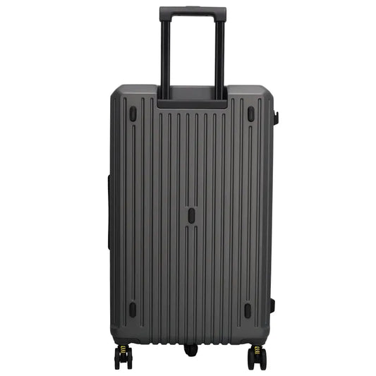 Reisetrolley|Hartschalenkoffer im SET 76|66|57cm in Anthrazit mit 4-Rad