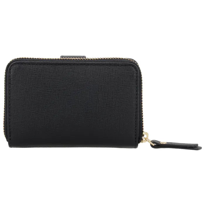 RFID Kartenetui 11x8cm Schwarz kompakt mit Alu-Case - leder-accessoires.com