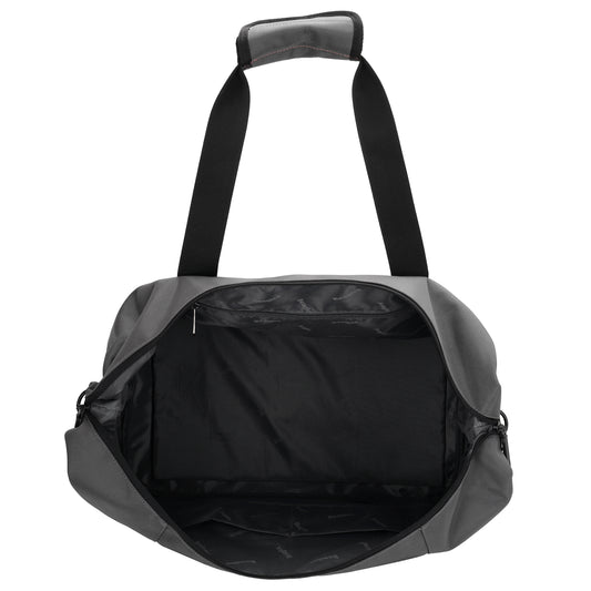 Reisetasche 40 x 32cm in Grau mit Reißverschluss - leder-accessoires.com