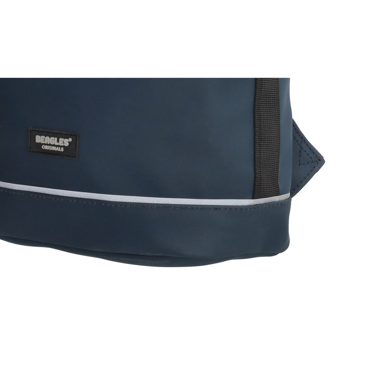 Rolltoprucksack 42x28x10cm in Blau|Marine mit Klickverschluss - leder-accessoires.com