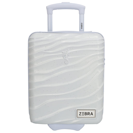 Reisetrolley|Hartschale 40cm in Hellblau mit 4-Rad - leder-accessoires.com
